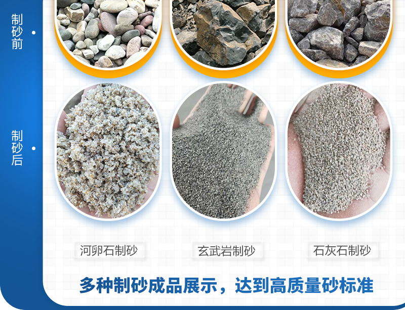 石子加工成沙子原料